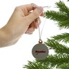 Nicholls State University Secondary Mini Small Tiny Wood Christmas Tree Holiday Ornament - 2 of 4