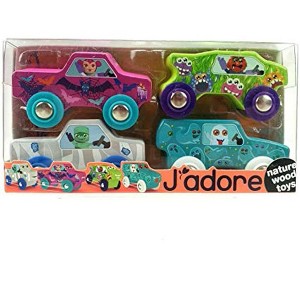 J'adore Paris Nature Wood Toys Sets - Monsters Mobile - Amazing Toys for Toddlers - 1 of 1