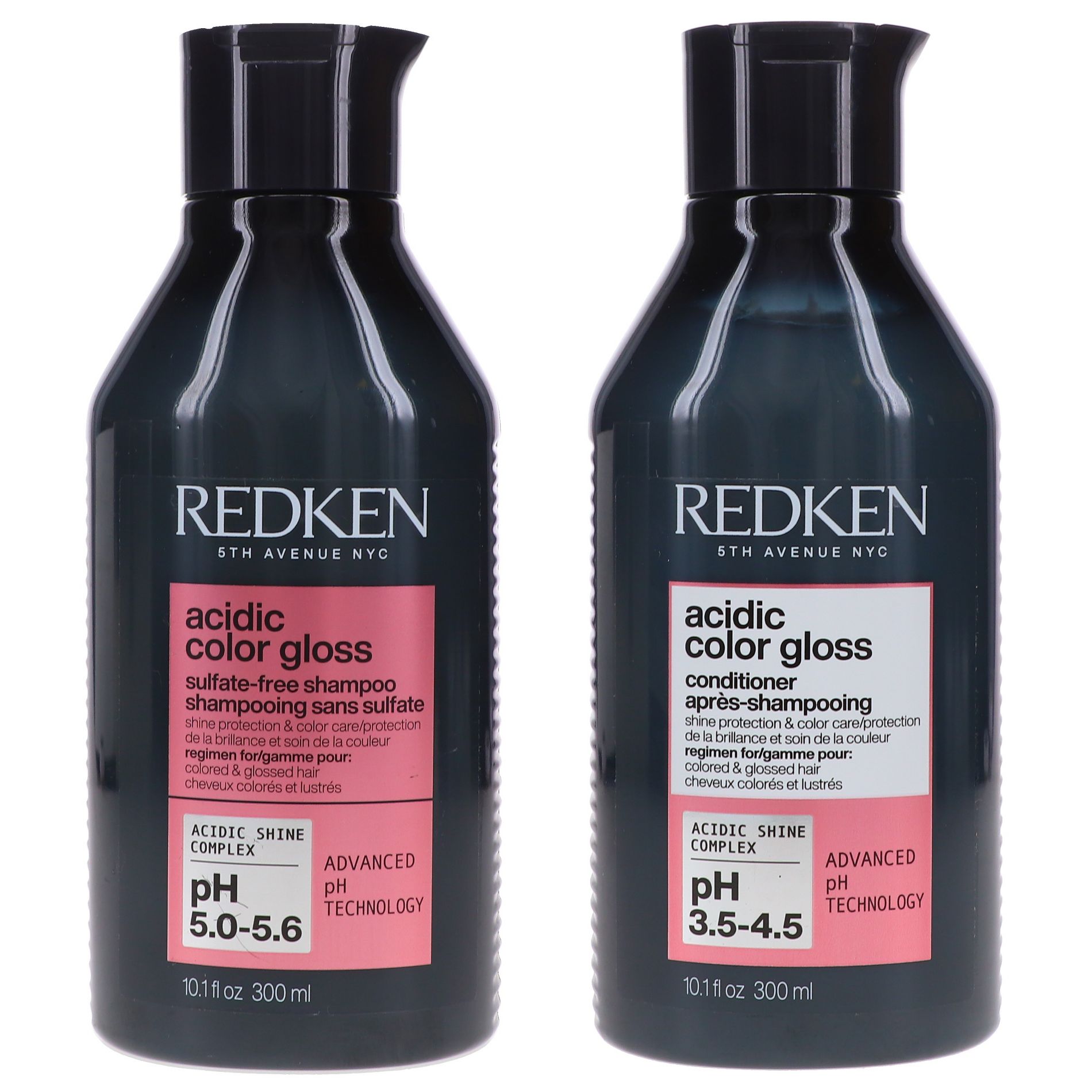 Redken Acidic Color Gloss Sulfate-Free Shampoo 10.1 oz & Acidic Color Gloss Conditioner 10.1 oz Combo Pack