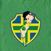Men's Betty Boop Brazil Soccer Badge T-Shirt - 2 of 3