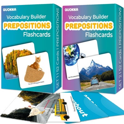 QUOKKA Flash Cards for Toddlers - Speech Therapy Toys - Vocabulary Builder for Kids