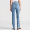Lands' End Women's Starfish High Rise Knit Denim Straight Jeans - 2 of 4