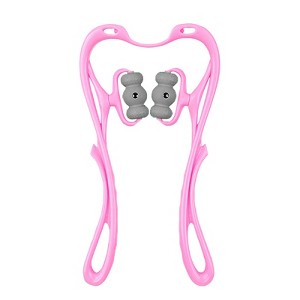 iMountek"360º Rotatable Neck Roller Massager with 6 Balls for Pain Relief in Neck, Legs, Thighs & Feet"Pink&Blue - 1 of 4