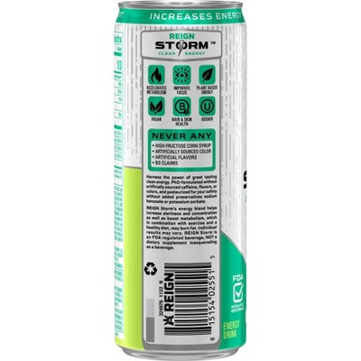 Reign Storm Kiwi Blend Energy Drink - 12 fl oz Cans