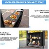 Cuschoice Grill Canopy for Outdoor Grill w/Double Galvanized Steel Roof and 2 Side Shelves, BBQ Gazebo Grill Tent for Patio Garden Backyard - 2 of 4