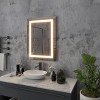 LED Front Light Bathroom Mirror - 2 of 4