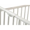 L.A. Baby Holiday Mini/Portable Folding Metal Crib - White - 4 of 4