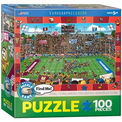 Eurographics: Spot & Find Football Puzzle, 100 Pieces : Target