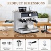 Espresso Machine with Integrated Grinder and Auto Milk Frother, 20 Bar Espresso Maker with Seconds Heat Up, Steam Wand, Removable Water Tank - 3 of 4