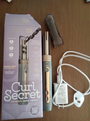 Infinitipro By Conair Mini Curl Secret Rechargeable Cordless Ceramic Auto Hair Curler 1 2 Target