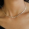 Crystal Disc Link Necklace - Ettika - 2 of 2
