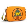 Disney Bag, Crossbody, Rectangle, Up Wilderness Explorers WE Badge, Orange, Vegan Leather - 2 of 4