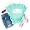 Simply Sage Market Women's Varsity Summer Vibes Cursive Short Sleeve Graphic Tee - image 3 of 3