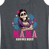 Women's Disney Imelda Mama Knows Best Graphic Racerback Tank - Heather Charcoal - 1X - 2 of 4