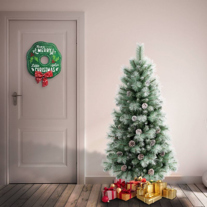 National Tree Company First Traditions Unlit Perry Pine Hinged Artificial Christmas Tree, 3 of 5