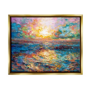 Stupell Industries Sunset in Mykonos Beach, 21" x 17" - 1 of 4