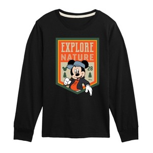 Boys' - Disney - Explore Nature Long Sleeve Graphic T-Shirt - 1 of 4