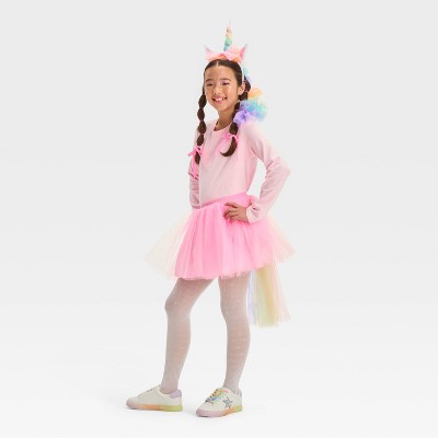 Kids' Light Up Unicorn Halloween Costume Kit One Size Fits Most - Hyde and EEK! Boutique™: Tutu & Accessories