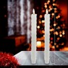 Kurt Adler 9.7-Inch Battery Operated LED Flicker Flame Diamond Shaped Taper Candle Set - 3 of 3