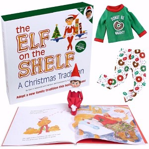 The Elf on the Shelf Girl Elf Giftset with Donut Pajama Set - Donut Be ...