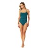 Women's Live In Color Shirred Lingerie Maillot One Piece - image 3 of 4