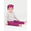 RuffleButts Baby Girls Ruched Bow Leggings - 3 of 4
