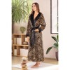 ADR Plush Fleece Women's Robe, Long Hooded Women's Bathrobe, Soft Cozy Women's Bath Robe & Plus Sizes - 4 of 4