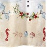 Avanti Coastal Snowman Shower Curtain - 3 of 3