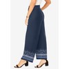 Jessica London Women's Plus Size Everyday Stretch Knit Wide Leg Pant - 4 of 4