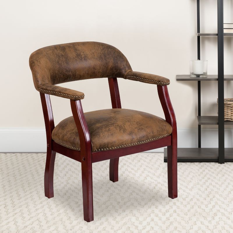 Emma and Oliver Conference Chair with Accent Nail Trim, 2 of 11