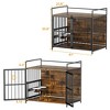 LOVMOR Dog Crate Furniture-Style Cages for Small Dogs Indoor Heavy Duty Super Sturdy Dog Kennels with 2 Stainless Steel Bowls - 2 of 4