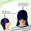 Herbal Concepts Aromatherapy Sinus Pressure Cap – Hot and Cold Therapy Headache Relief Mask Filled with Natural Herbs and Flaxseed- Blue - 3 of 4