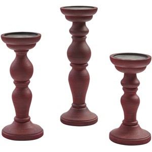 Park Designs Cozy Farmhouse Pillar Holders Set of 3 - 1 of 4
