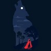 Men's Design By Humans Walking in the dark By StevenToang T-Shirt - 2 of 4