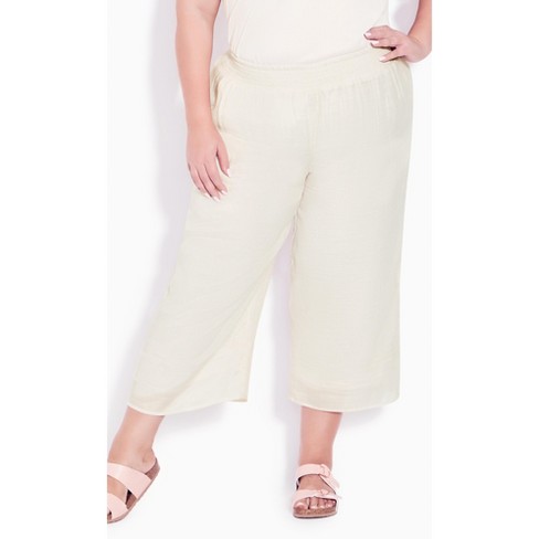 Organic Cotton Mid Weight Gaucho Pants -  Canada