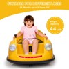 12V Bumper Car for Kids, Electric Ride On Toy, 360 Degree Spin, 2-Speed, Bluetooth Music, Parent Remote Control, Battery Powered - 3 of 4