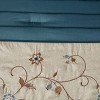 Sapphtopaz 7 Piece Bedding Comforter Sets Farmhouse Style Piecing Pleating and Flowers Embroidery Design Reversible Quilt Set - 2 of 4