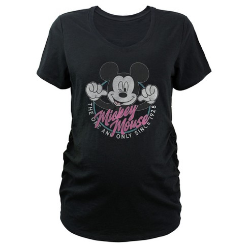 Women's Mickey & Friends The One and Only Since 1928 Maternity T-Shirt - image 1 of 3