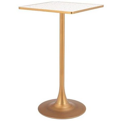 Zuo Spot Bar Table Beige And Gold