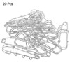 Unique Bargains Metal Decorative DIY Women's Clothing Dress 3 Holes Sewing Brooch Pins 20 Pcs - 3 of 4