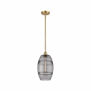 Vaz - 1 Light Stem Hung Mini Pendant In Industrial Style-9.88 Inches Tall and 8 Inches Wide - 1 of 1