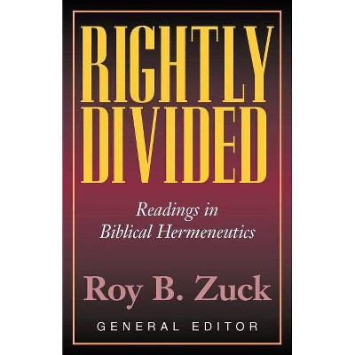 Rightly Divided - (Paperback)