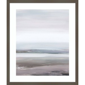 Amanti Art Neutral Seascape I by Lera Wood Framed Wall Art Print - 1 of 4