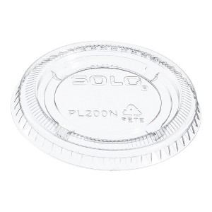 Dart Solo Disposable Souffle Cup Lid Clear Plastic 125 Ct PL200N - 1 of 4