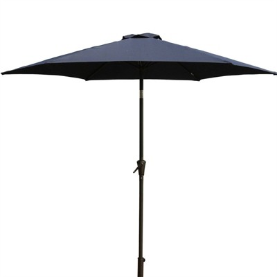 9' Aluminum Outdoor Patio Umbrella with Carry Bag - Wellfor