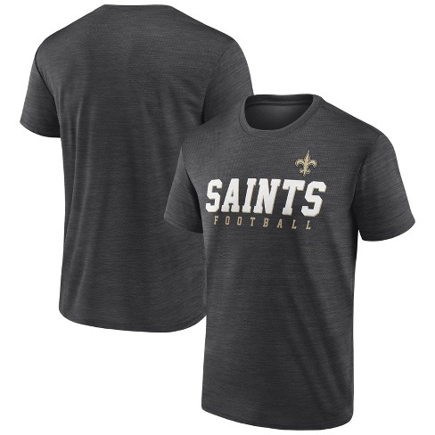 NFL New Orleans Saints Men's Quick Turn Performance Short Sleeve T-Shirt - L