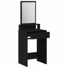 Clihome Modern LED Vanity Desk, Luxurious Dressing Table with Mirror and Smart Storage Solution - 2 of 4