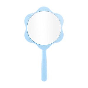 Unique Bargains Flower Shaped Handheld Mirror 1 Pc - 1 of 3