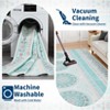 Vintage Area Rugs Non-Slip Oriental Throw Rugs, Non-Shedding Ultra-Thin Indoor Mat, Machine Washable Floor Carpet - 4 of 4