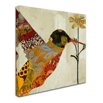 Trademark Fine Art -Color Bakery 'Hummingbird Brocade III' Canvas Art